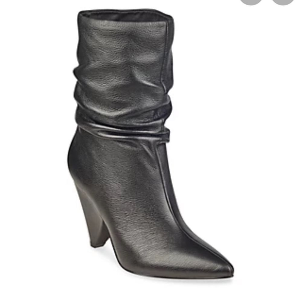 Guess Nakkita slouchy cone heeled boots